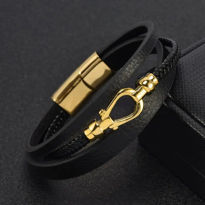 Captain Jack Leather Bracelet