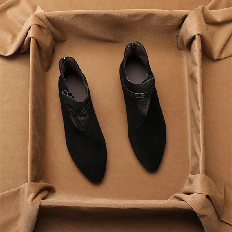 Women’s Suede Fur-Lined Ankle Boots