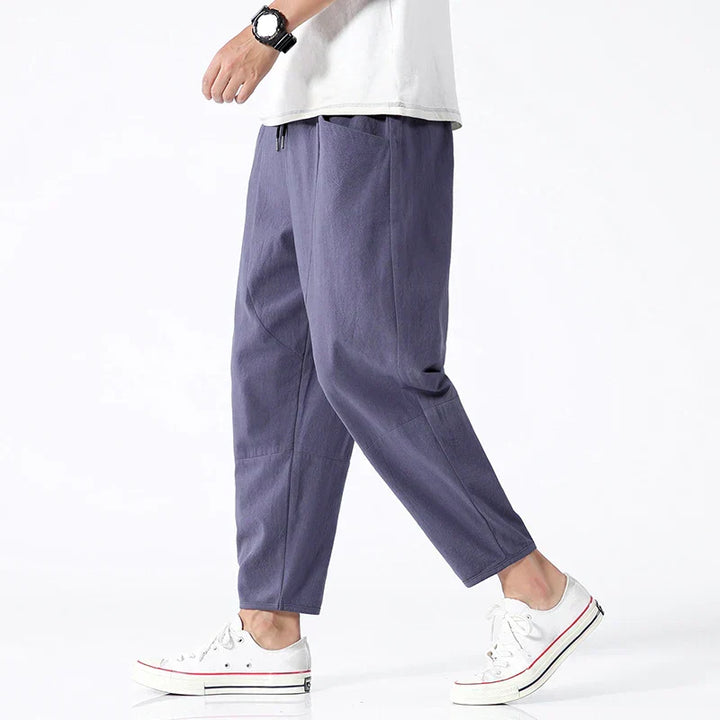 Men’s Cotton Cropped Pants - Kenji