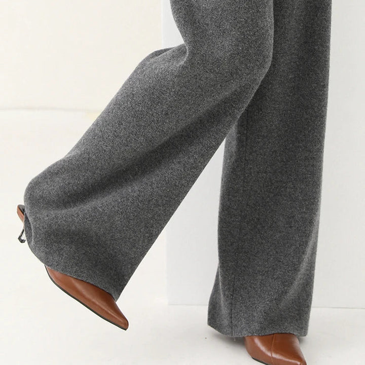 Women's Wide-Leg Merino Knit Pants