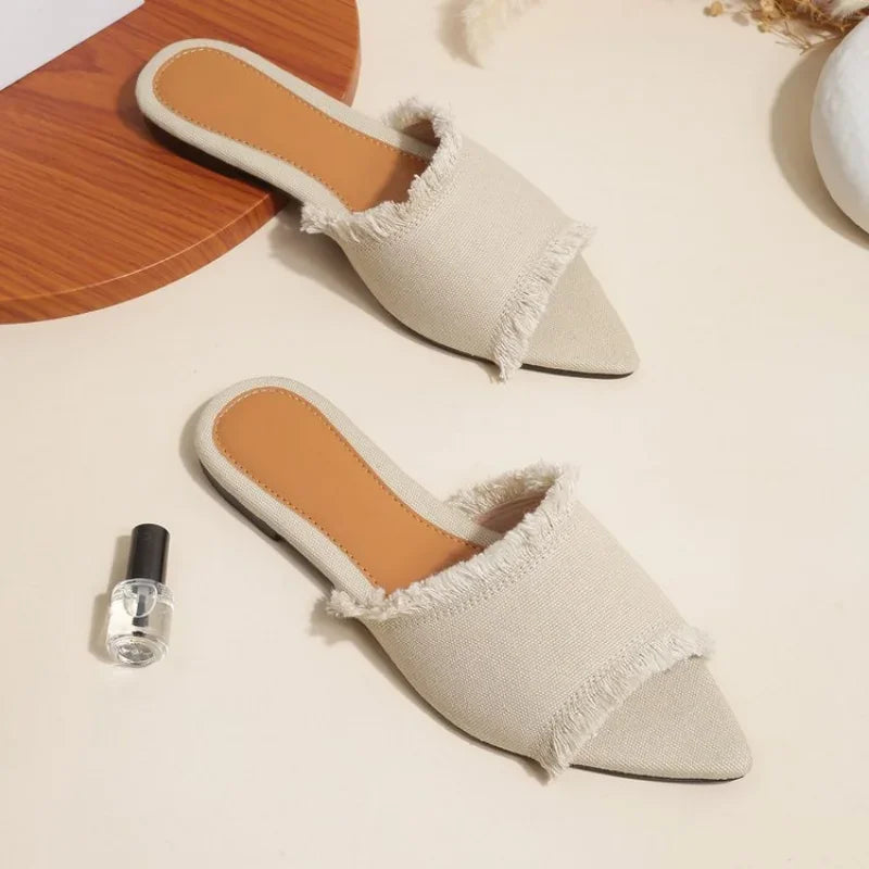 Nadia Denim Slip-On
