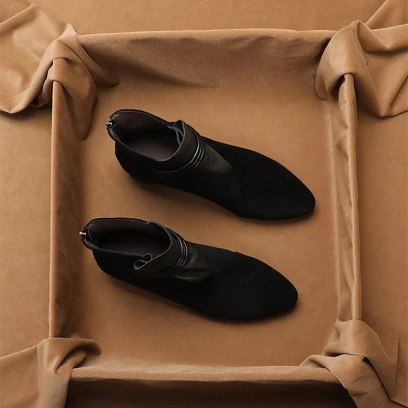 Women’s Suede Fur-Lined Ankle Boots