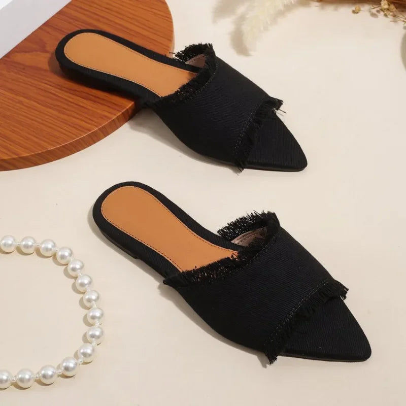 Nadia Denim Slip-On