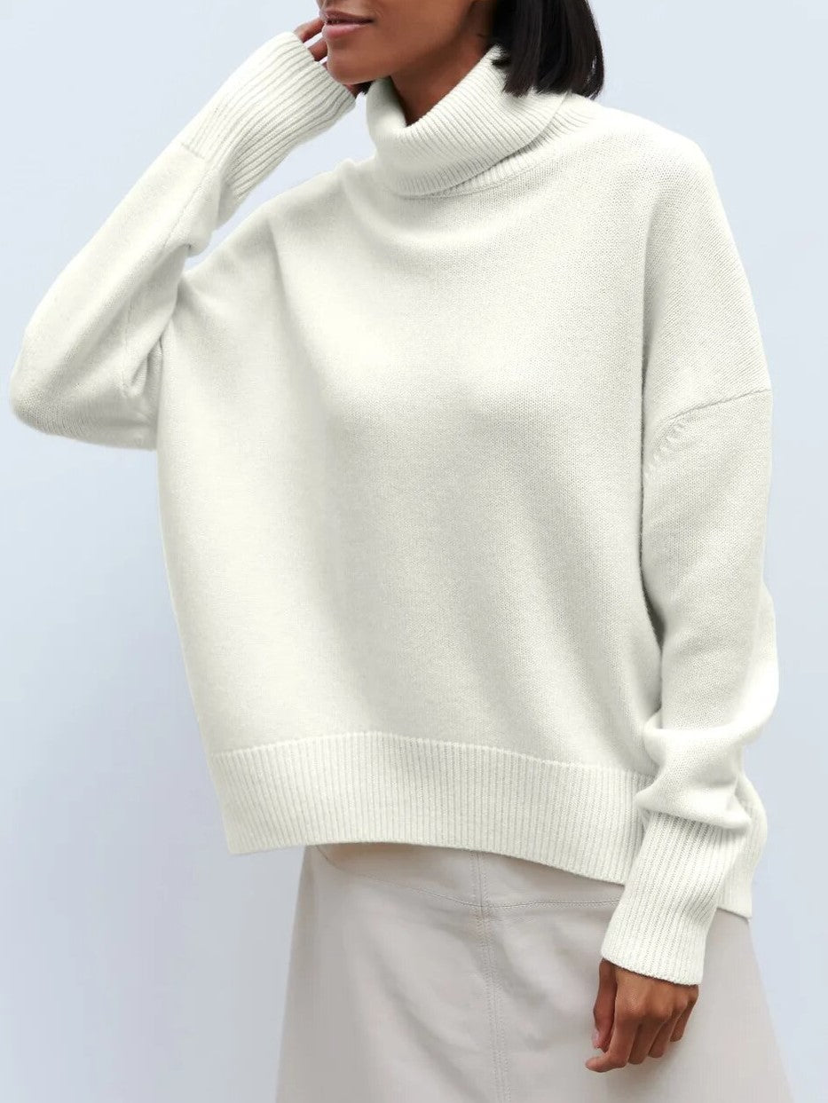 Women's Oversized Turtleneck Jumper