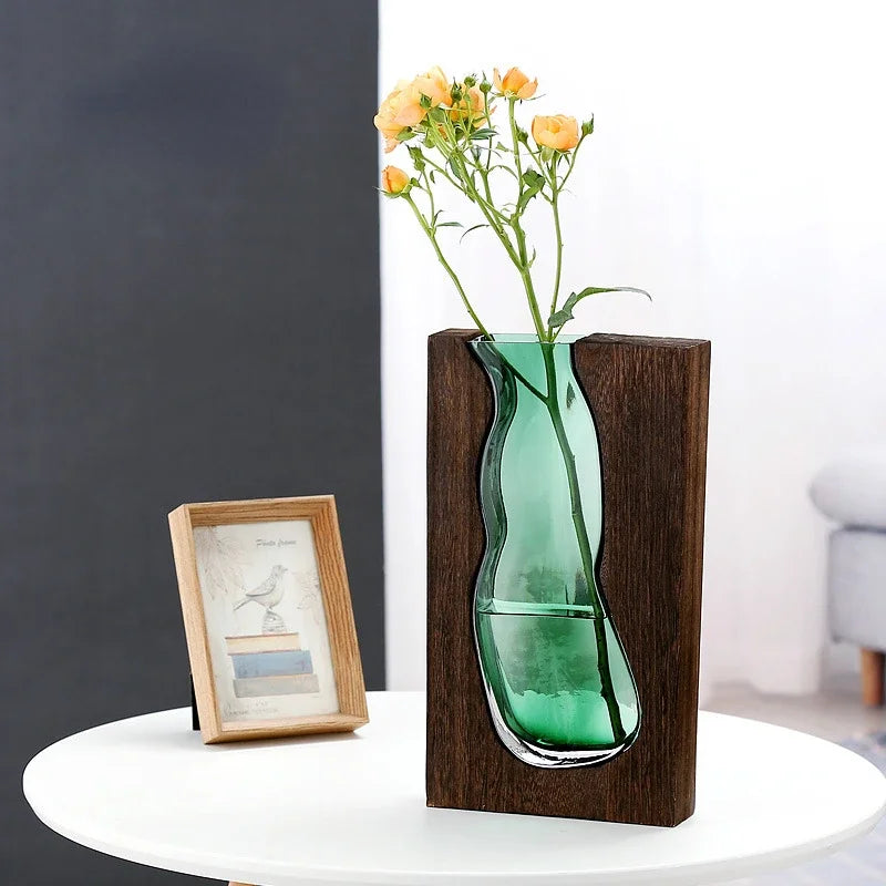 Elmura Wooden Vase