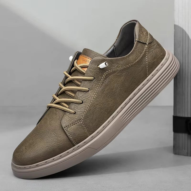 Men's Casual Leather Sneakers - David