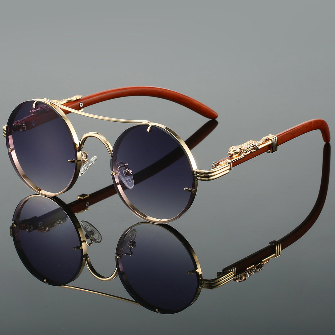 Round Vintage Sunglasses - Leolin