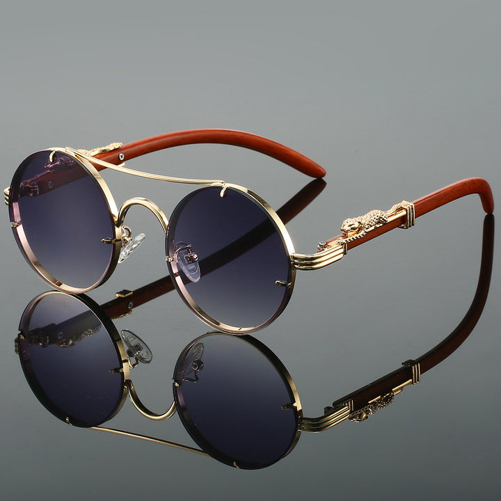 Round Vintage Sunglasses - Leolin