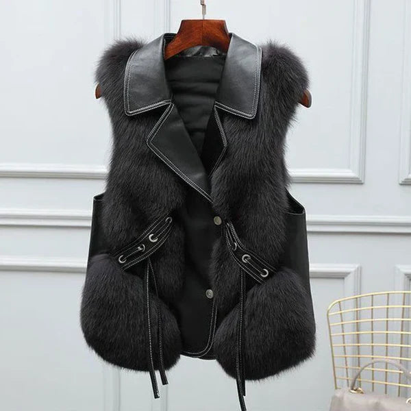 Women’s Faux Fur Sleeveless Vest