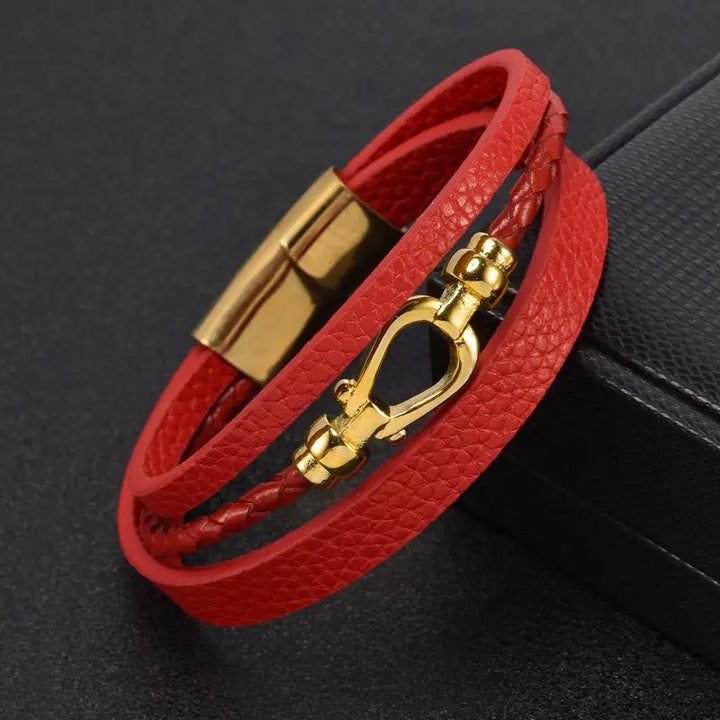 Captain Jack Leather Bracelet