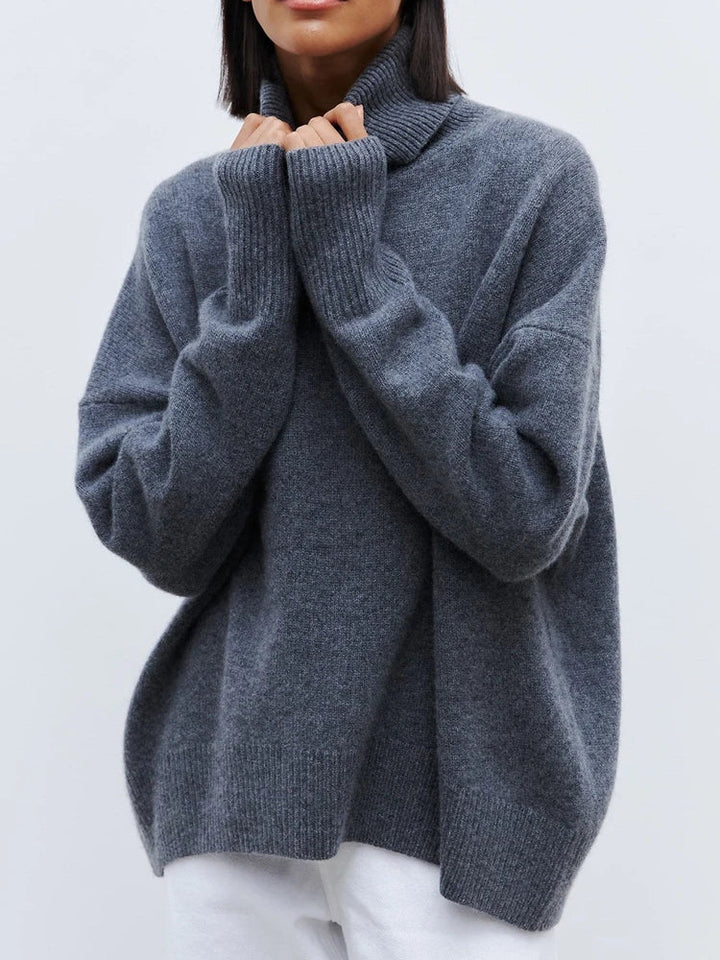 Women's Oversized Turtleneck Jumper