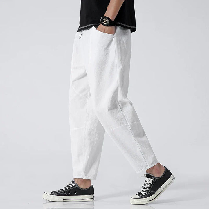 Men’s Cotton Cropped Pants - Kenji