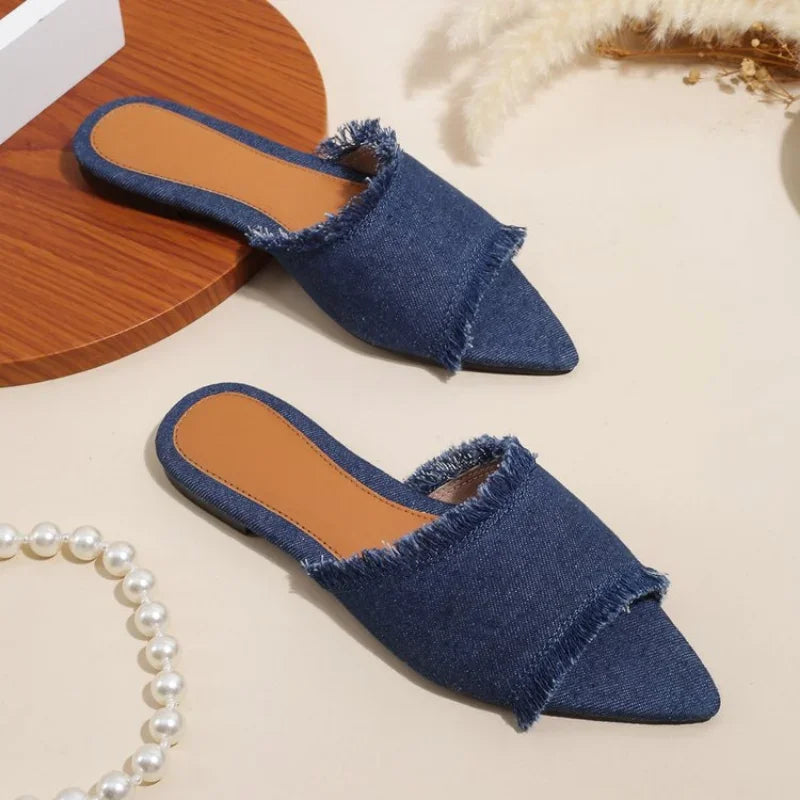 Nadia Denim Slip-On