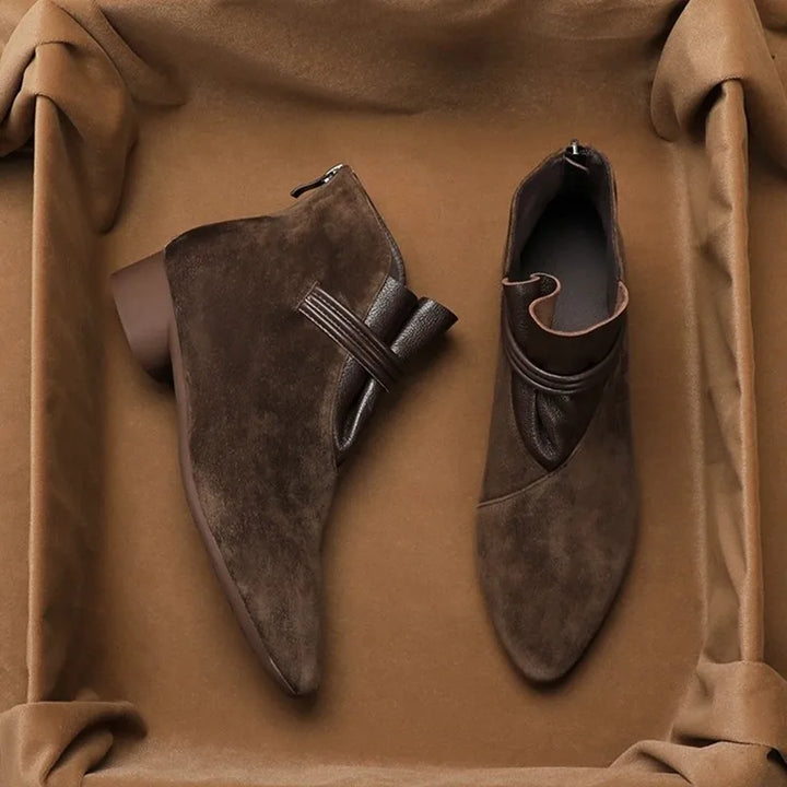 Women’s Suede Fur-Lined Ankle Boots