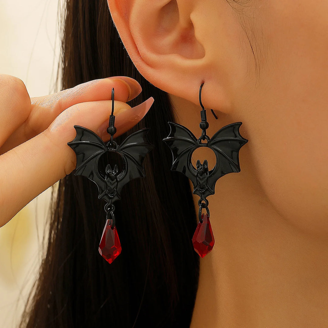 Vampire Bat Earrings