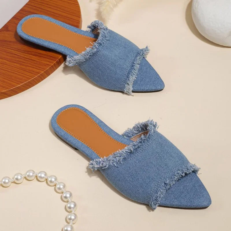 Nadia Denim Slip-On