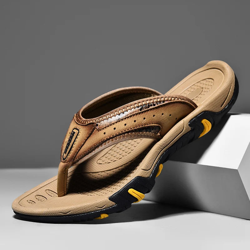 Evan Ergonomic Leather Sandals