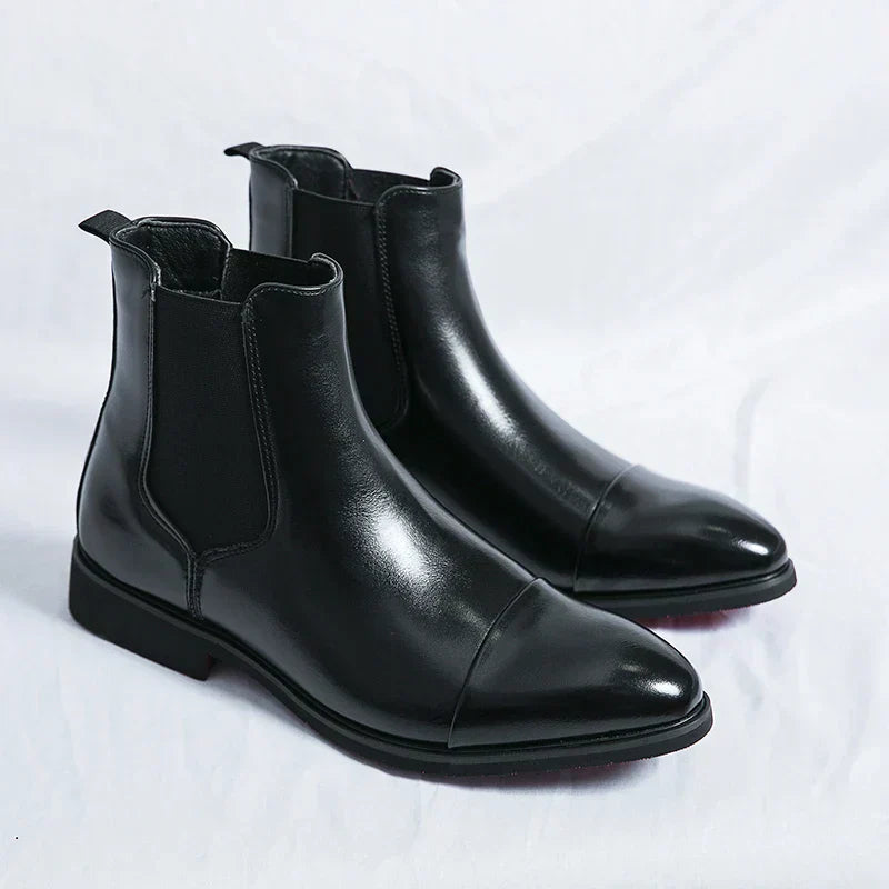 Men's Red Sole Chelsea Boots - Lennox