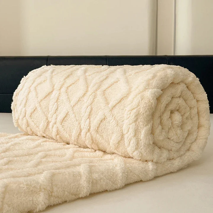 CloudSoft Coral Fleece Blanket