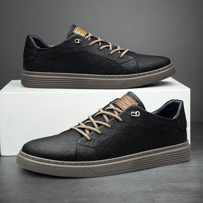 Men's Casual Leather Sneakers - David