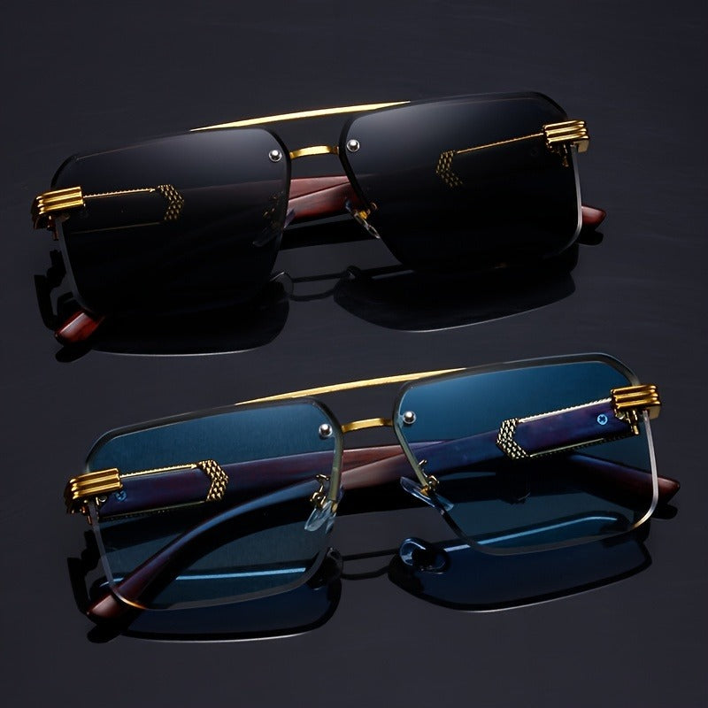 Rimless Square Aviators - Horizon