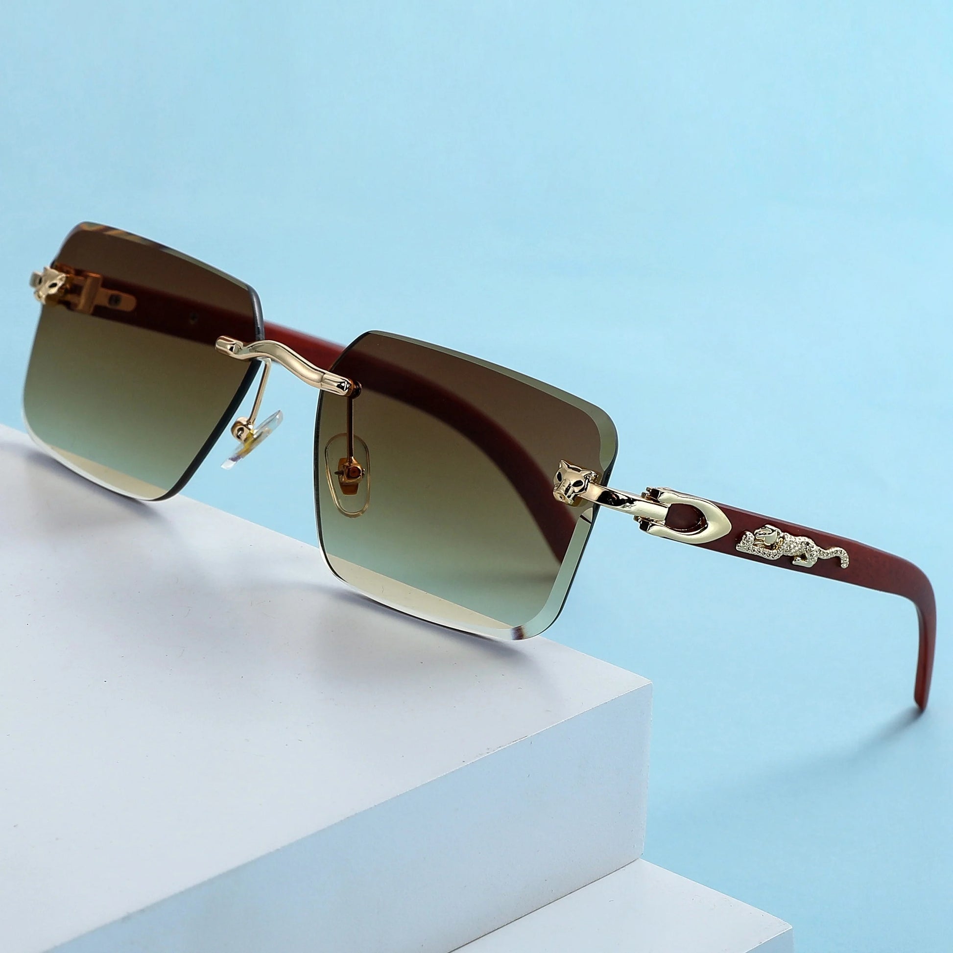 Cavari Rimless Sunglasses