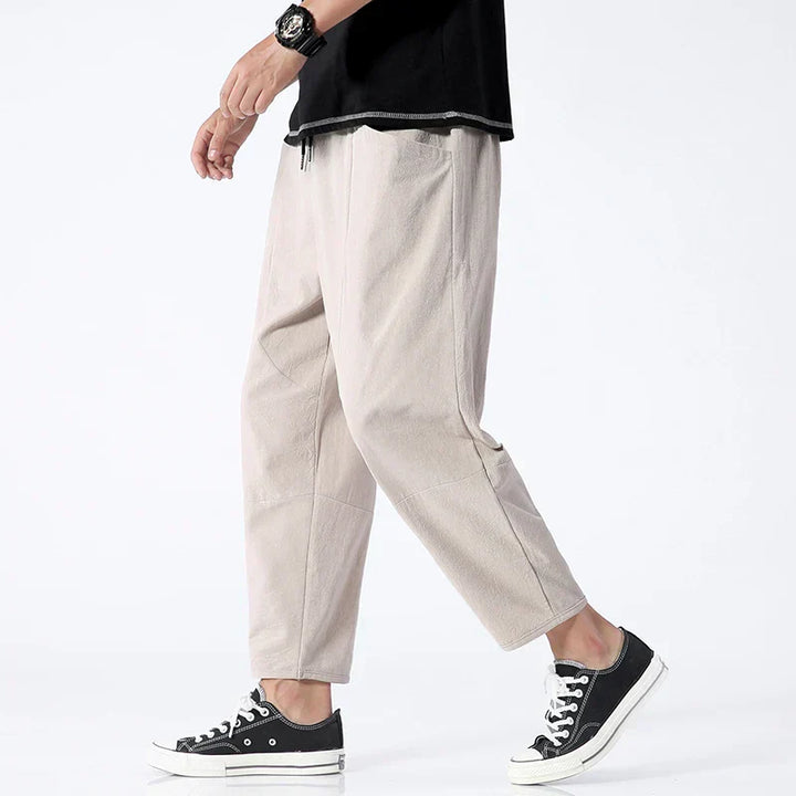 Men’s Cotton Cropped Pants - Kenji