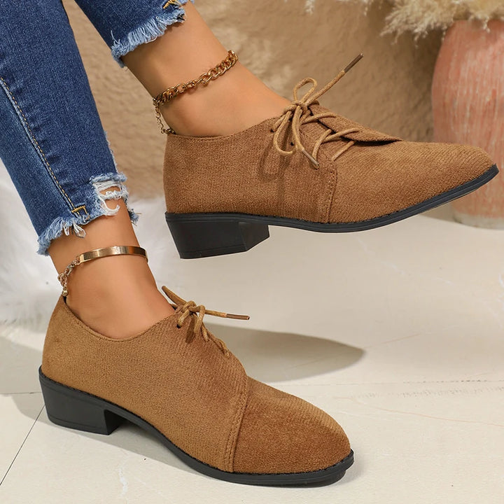 Rhea Double Suede Derby