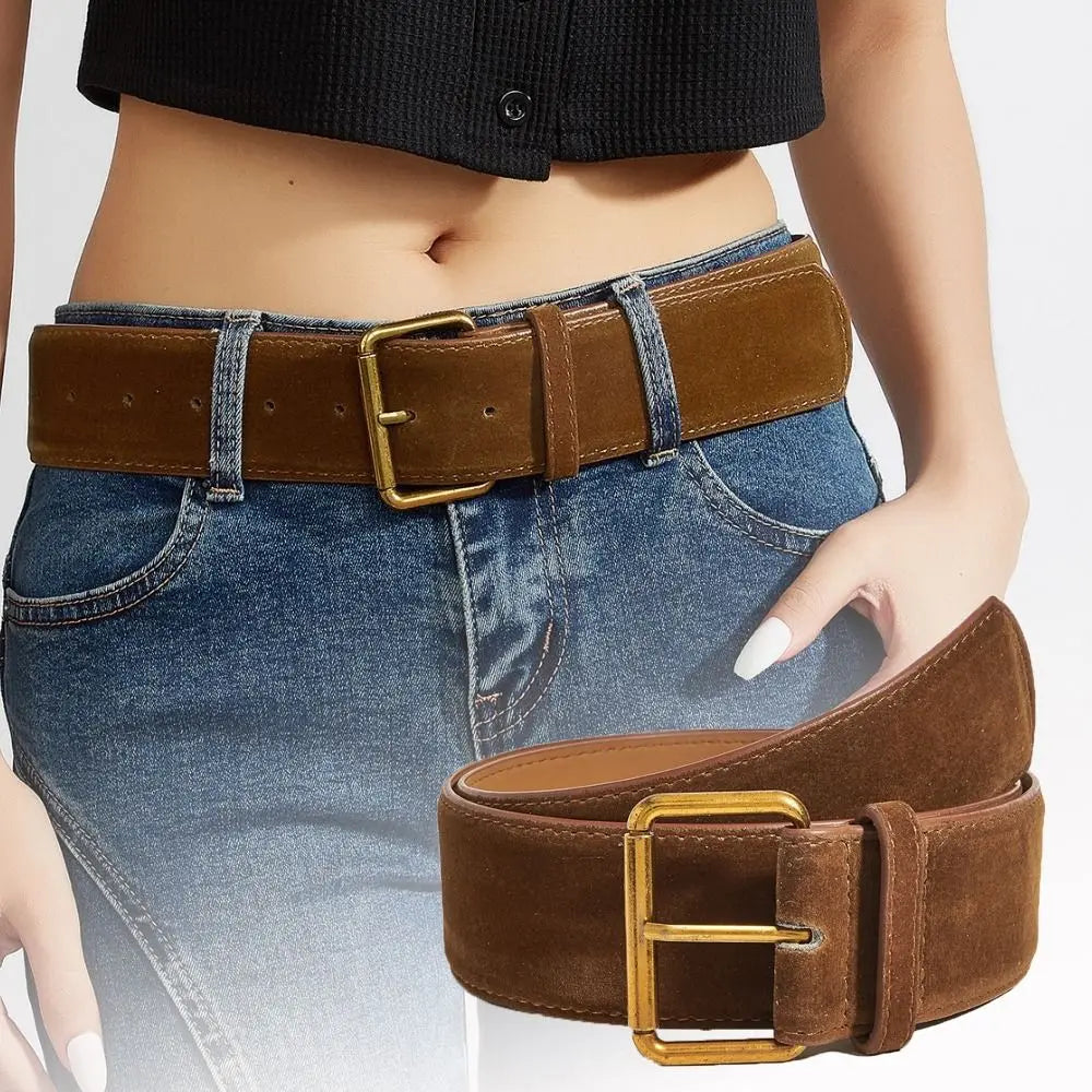 Athena Suede Belt