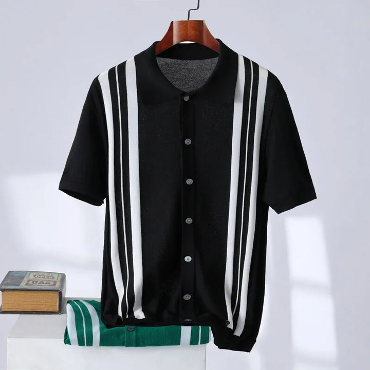 Santorini Stripe Polo
