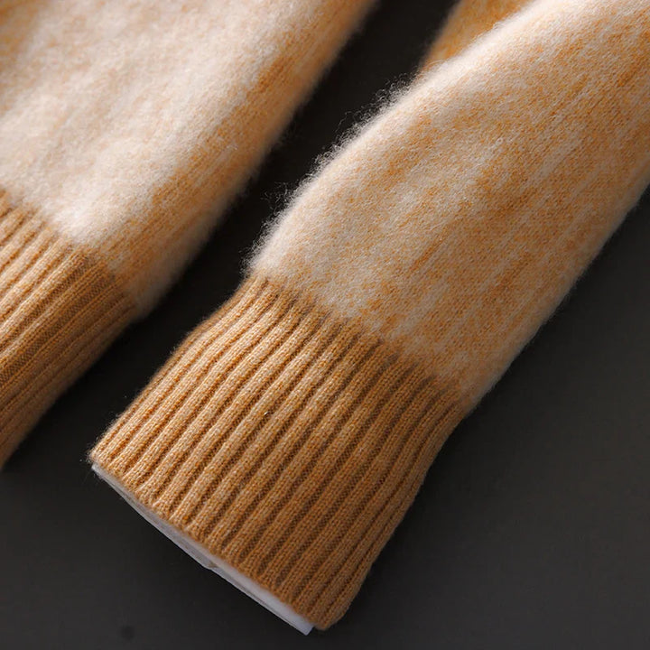 Men’s Contrast Trim Crew Neck Sweater