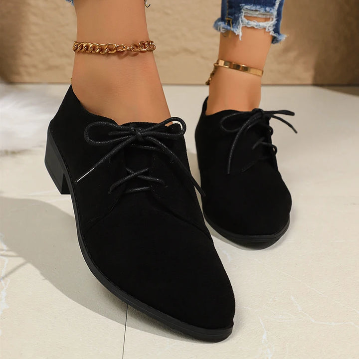 Rhea Double Suede Derby