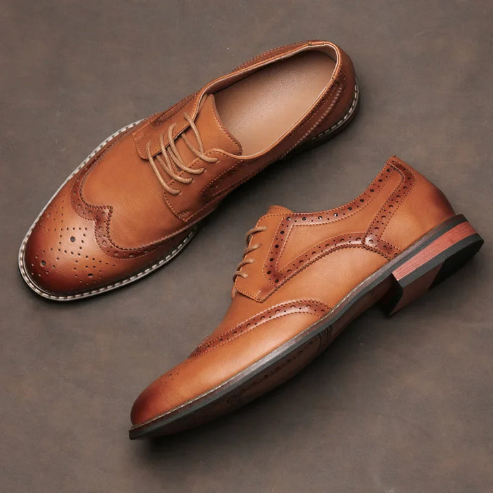 Alonzo Genuine Leather Brogues