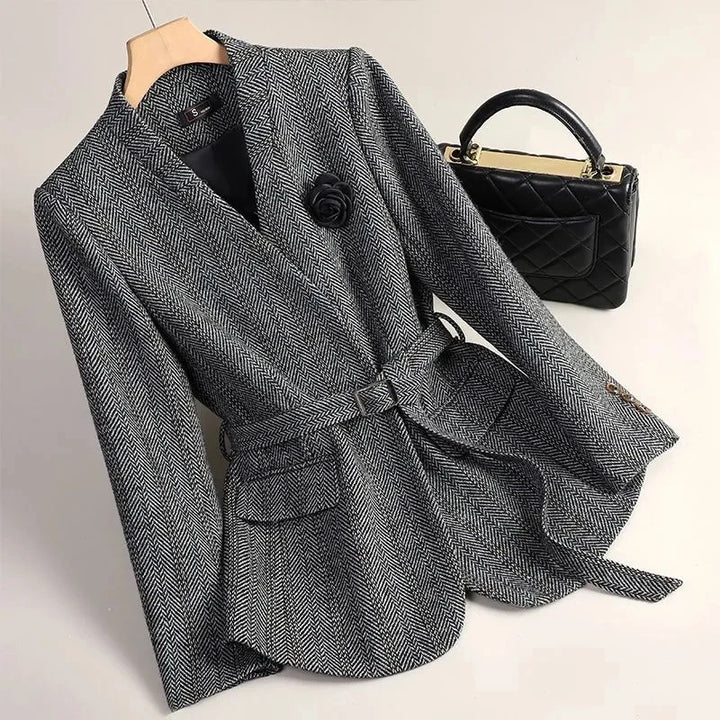 Hana Obi Woolen Jacket