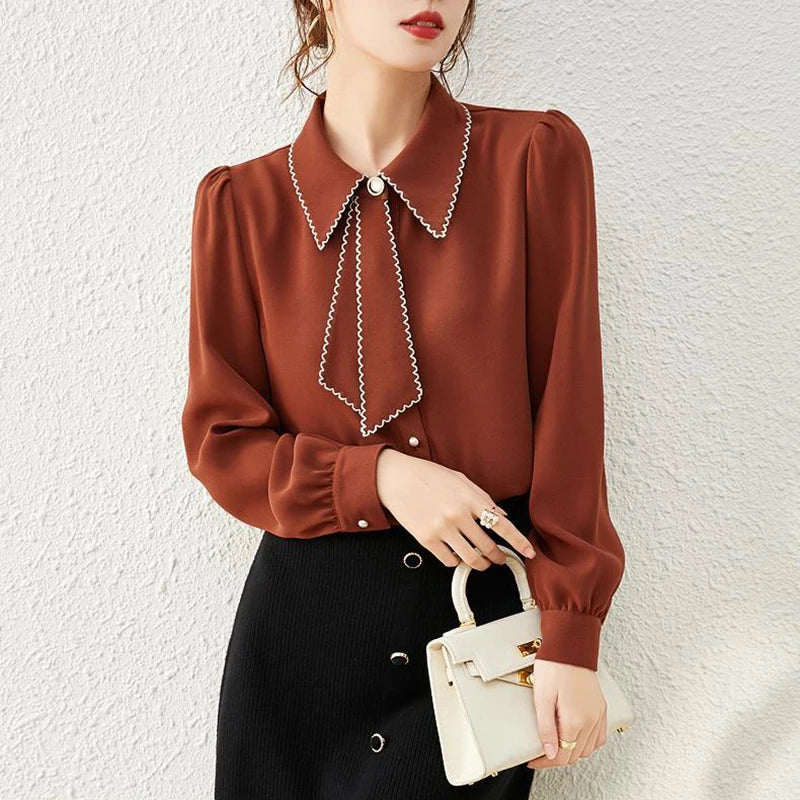 Marché Chiffon Blouse