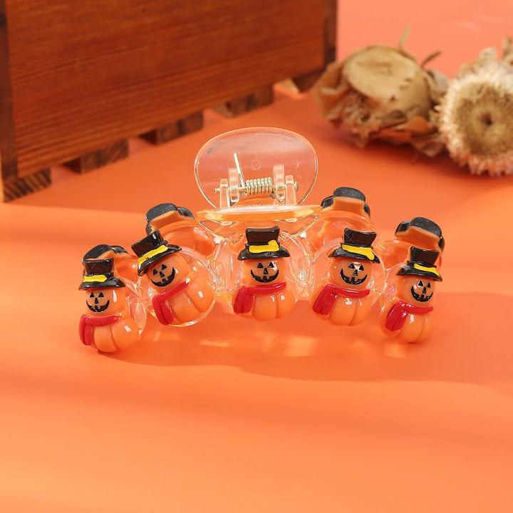 Halloween Pumpkins Hair Clip