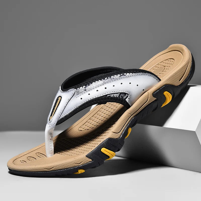 Evan Ergonomic Leather Sandals