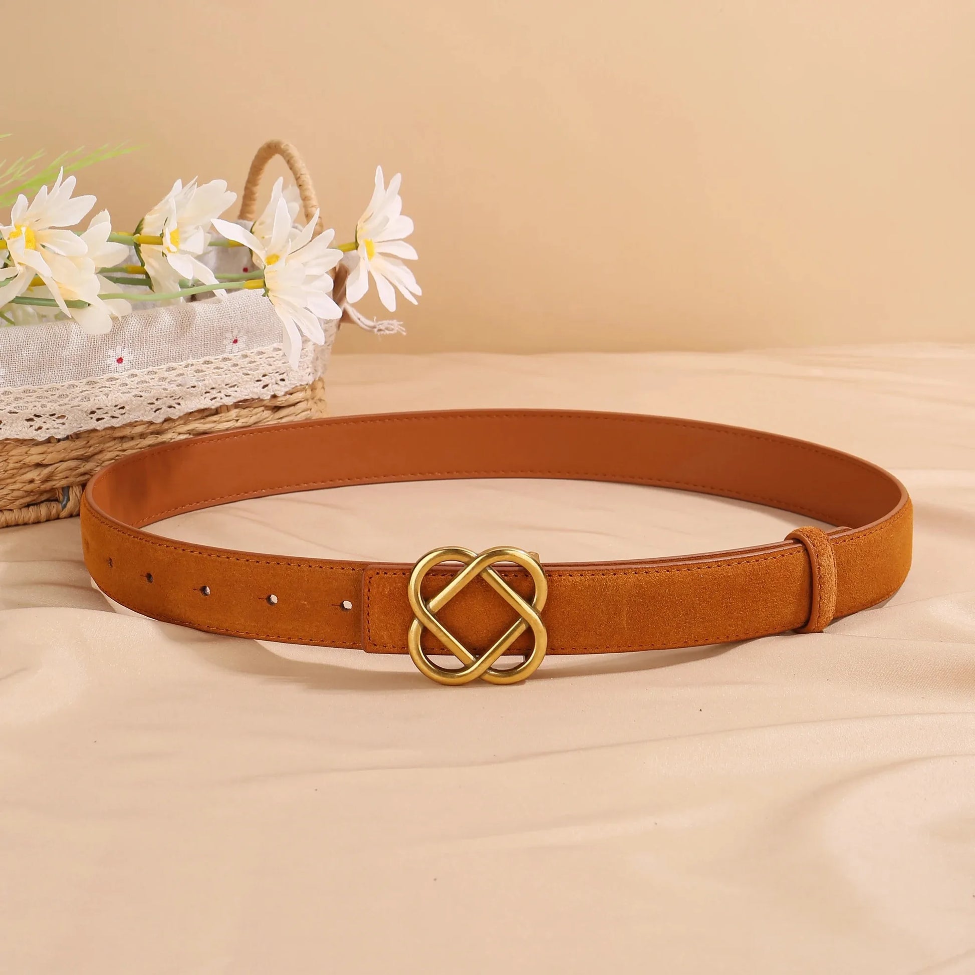Beatrix Skinny Suede Belt