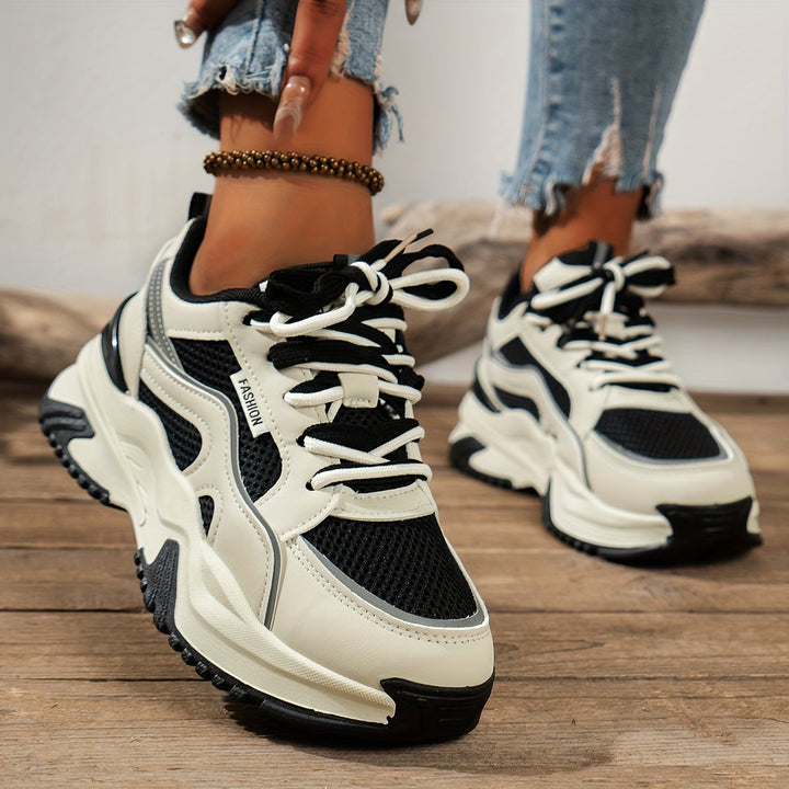 Women’s Colour Block Chunky Sole Sneakers