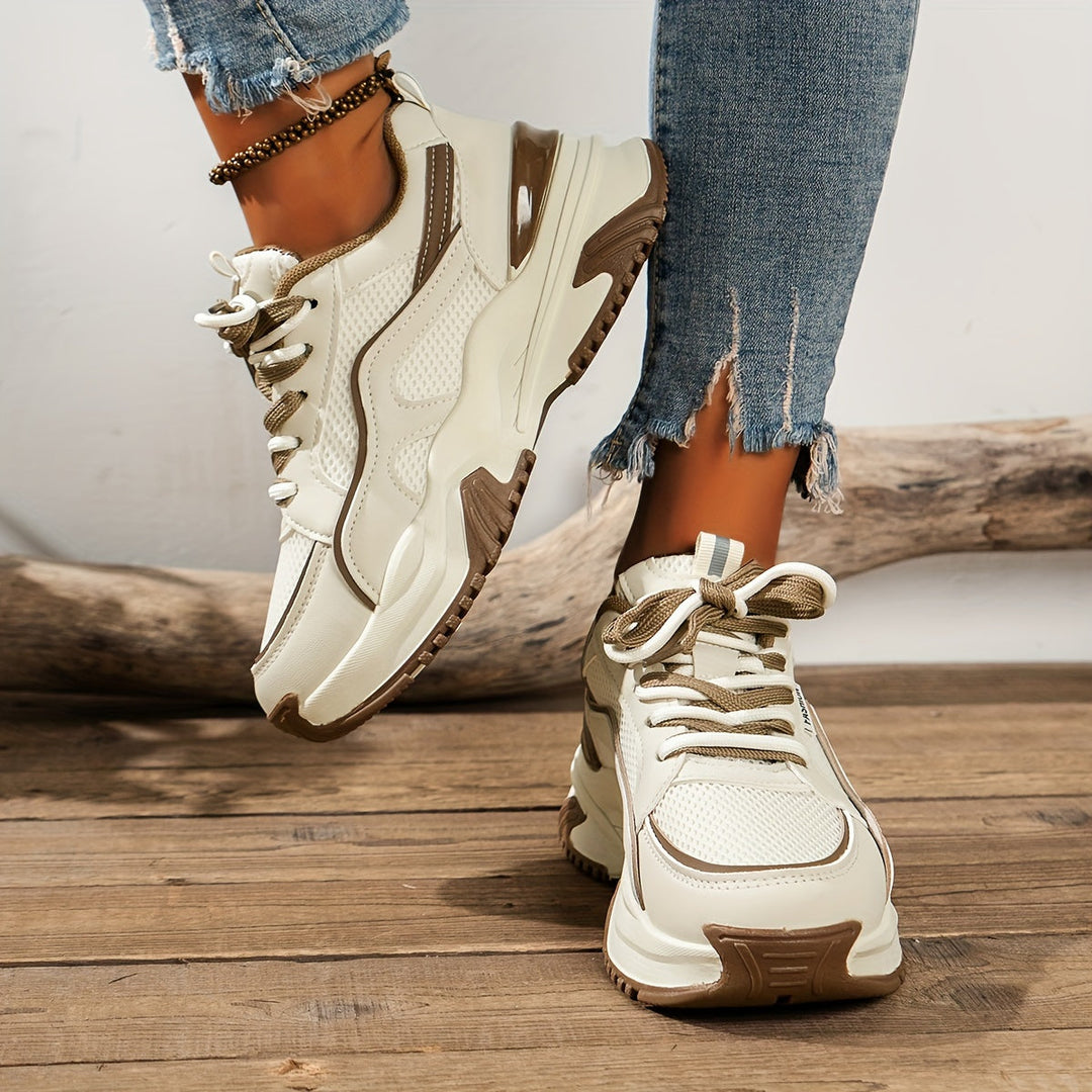 Women’s Colour Block Chunky Sole Sneakers