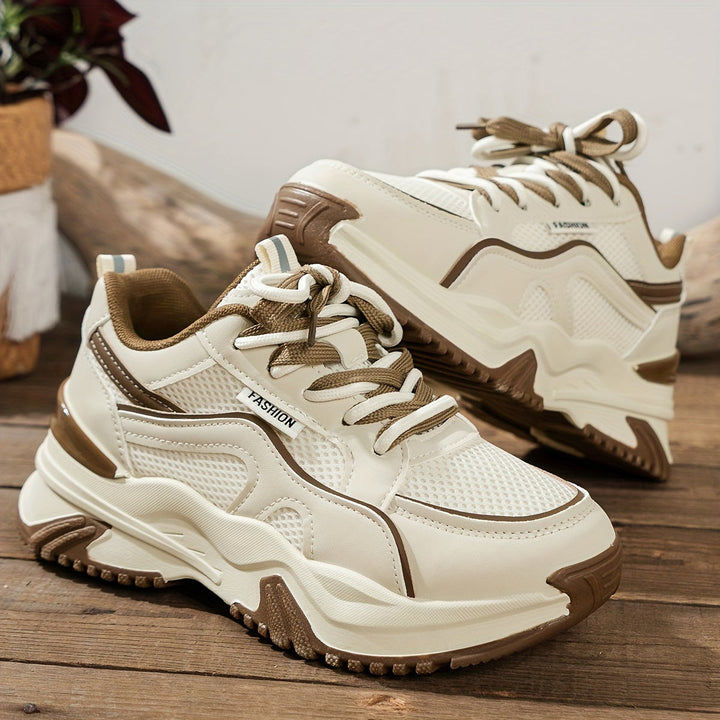 Women’s Colour Block Chunky Sole Sneakers