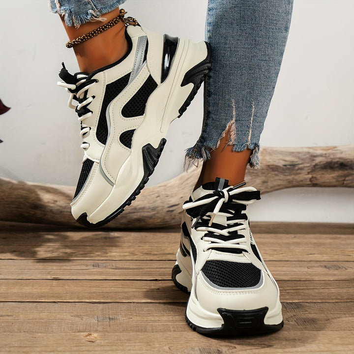 Women’s Colour Block Chunky Sole Sneakers