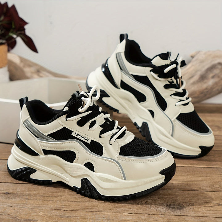 Women’s Colour Block Chunky Sole Sneakers