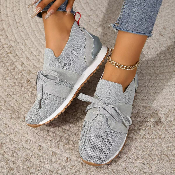 Women’s Breathable Mesh Slip-On Walking Sneakers