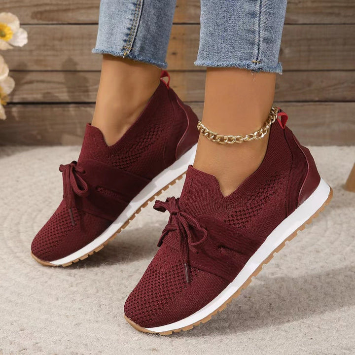 Women’s Breathable Mesh Slip-On Walking Sneakers