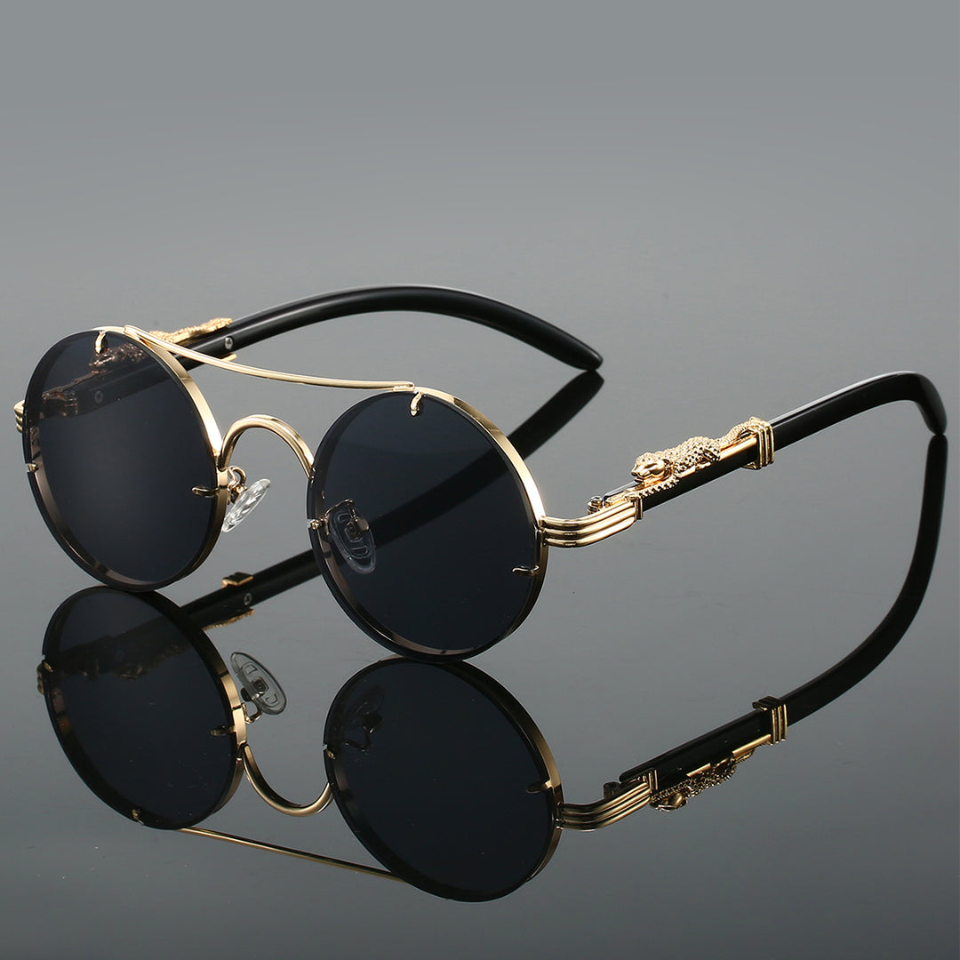 Round Vintage Sunglasses - Leolin