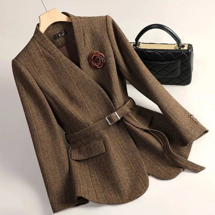 Hana Obi Woolen Jacket