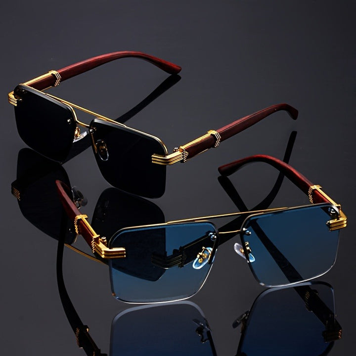 Rimless Square Aviators - Horizon