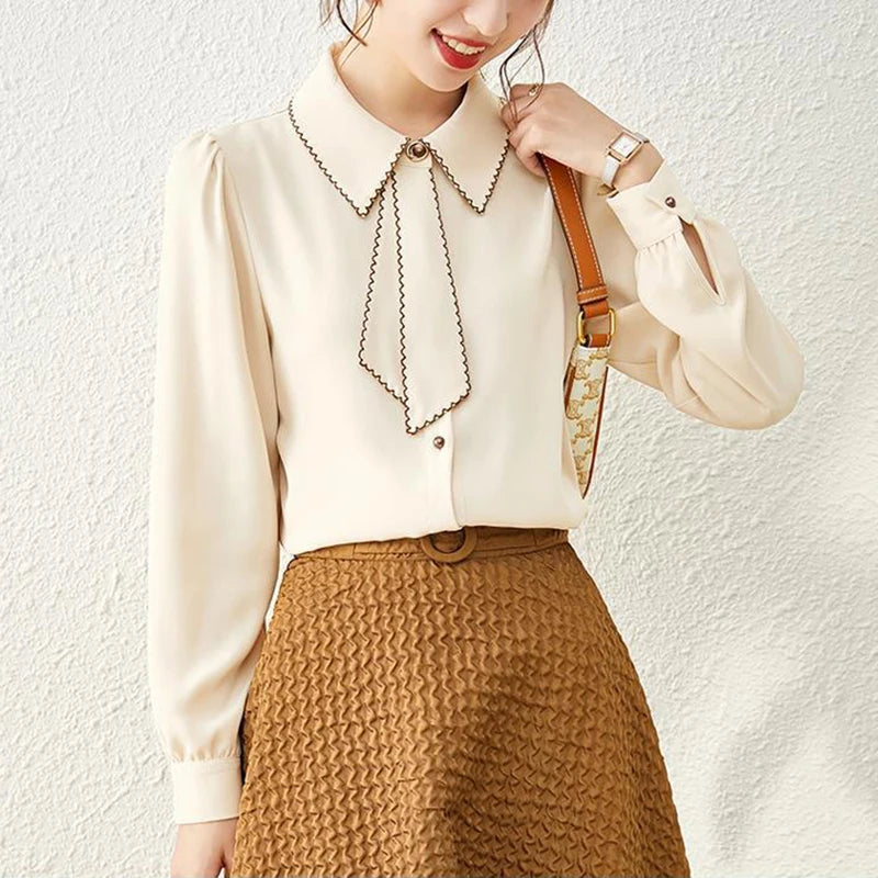 Marché Chiffon Blouse