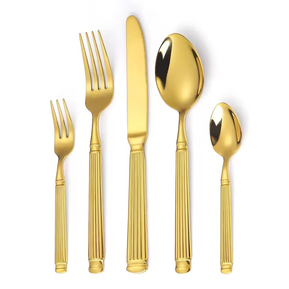 Aurelian Flatware Set - Gold